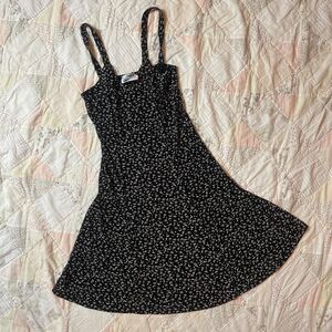 American-vintage Women's Black and White Dress